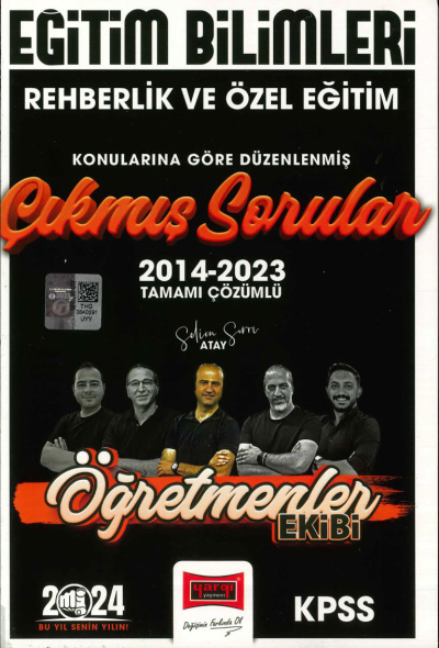 REHBERLİK VE ÖZEL EĞİTİM 2014-2023 TAMAMI ÇÖZÜMLÜ ÇIKMIŞ SORULAR (ÖĞRETMENLER EKİBİ) Fotokopinci -