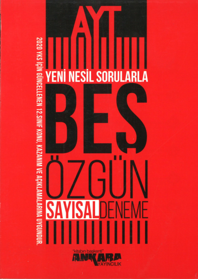 AYT Yeni Nesil Sorularla Sayısal 5 Özgün Deneme Fotokopinci -