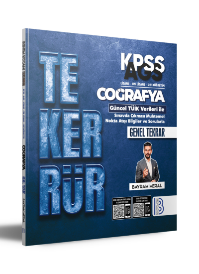 2026 KPSS Coğrafya Tekerrür Genel Tekrar Benim Hocam Fotokopinci -