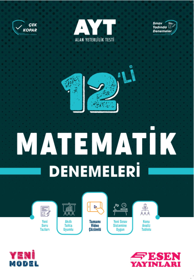 AYT 12'li Matematik Denemeleri Fotokopinci -