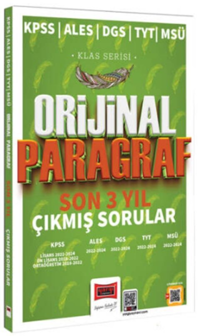2025 KPSS ALES DGS TYT MSÜ Klas Serisi Orijinal Paragraf Son 3 Yıl Çıkmış Sorular Yargı Yayınları Fotokopinci -