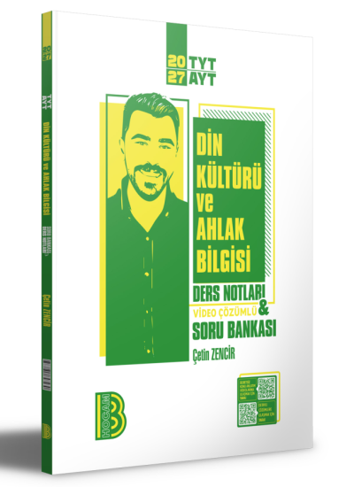 2027 TYT-AYT Din Kültürü ve Ahlak Bilgisi Ders Notları ve Video Çözümlü Soru Bankası Benim Hocam Yayınları Fotokopinci -