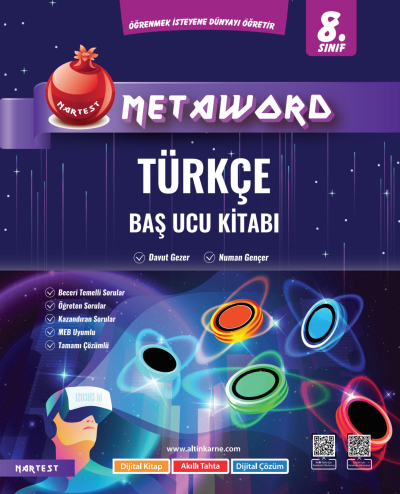 8. Sınıf Türkçe Metaword Baş Ucu Kitabı Nartest Yayınları