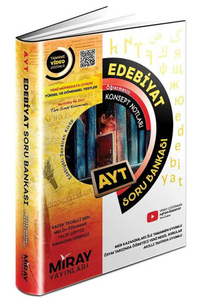 AYT Edebiyat Konu Özetli Soru Bankası Miray Yayınları