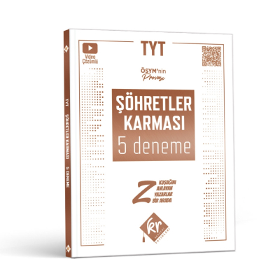 TYT Şöhretler Karması 5 Deneme Video Çözümlü KR Akademi