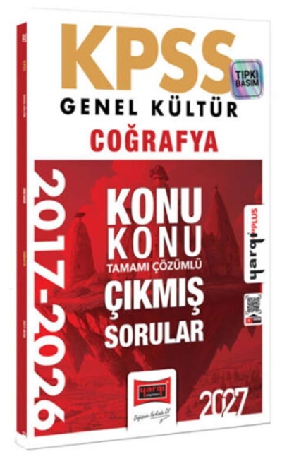 KPSS Genel Yetenek Coğrafya Konu Konu Tamamı Çözümlü 10 Yıl Çıkmış Sorular Yargı Yayınevi