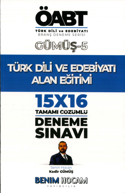 TÜRK DİLİ VE EDEBİYATI GÜMÜŞ-5 15x16 TAMAMI ÇÖZÜMLÜ DENEM