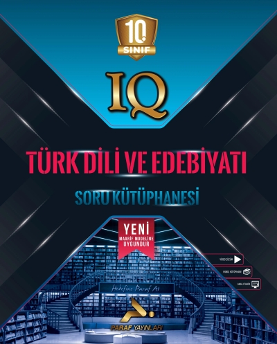 10. Sınıf Türk Dili ve Edebiyatı Soru Kütüphanesi Paraf Yayınları Fotokopinci -