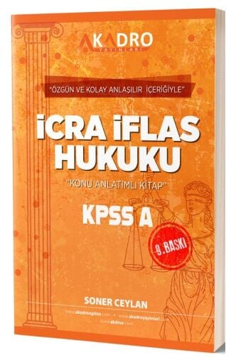 A Kadro Yayınları KPSS A Grubu İcra İflas Hukuku Konu Anlatımlı Fotokopinci -