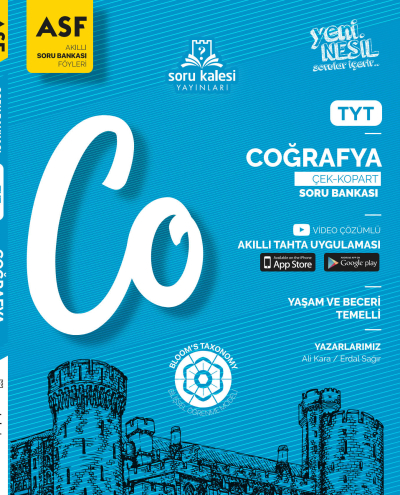 TYT Coğrafya Akıllı Soru Bankası Föyü ASF Soru Kalesi Yayınları