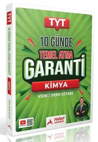 TYT Kimya 10 Günde Temel Atma Garanti Video Ders Kitabı Paraf Akademi Yayınları Fotokopinci -