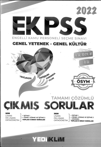 EKPSS TÜM ADAYLAR TAMAMI ÇÖZÜMLÜ ÇIKMIŞ SORULAR Fotokopinci -