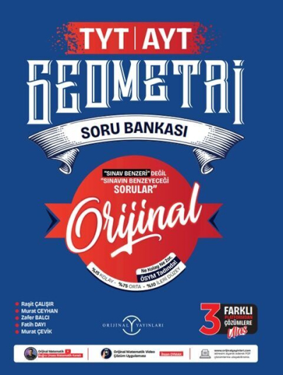 TYT AYT Geometri Soru Bankası Orijinal Yayınları Fotokopinci -