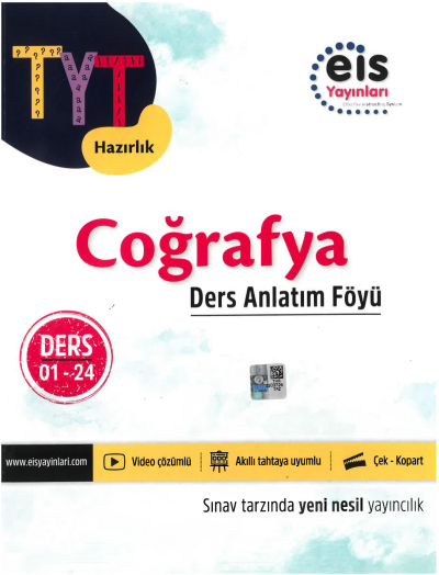 TYT Coğrafya Ders Anlatım Föyü Eİs Yayınları Ders:01-24