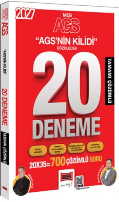MEB AGS Tüm Dersler AGS nin Kilidi Tamamı Çözümlü 20 Deneme Yargı Yayınları