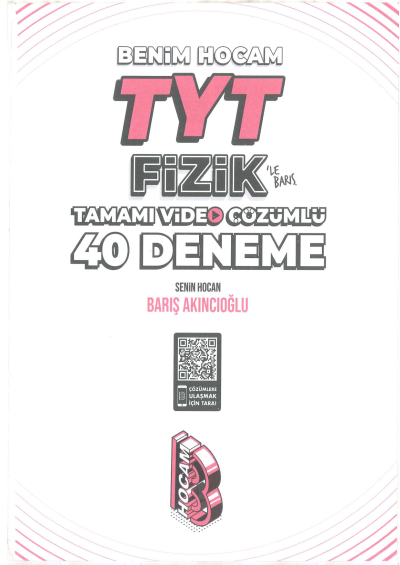 TYT Fizik Tamamı Video Çözümlü 40 Deneme Sınavı Fotokopinci -