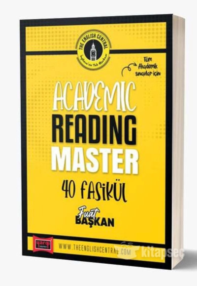 YDS Tüm Akademik İngilizce Sınavları İçin Academic Reading Master 40 Fasikül