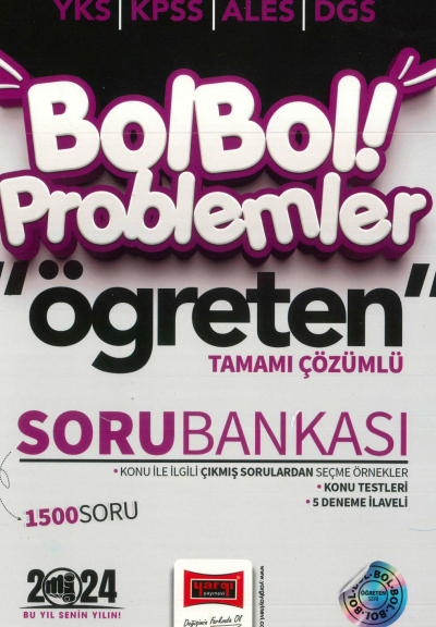 BOL BOL PROBLEMLER ÖĞRETEN TAMAMI ÇÖZÜMLÜ SORU BANKASI Fotokopinci -
