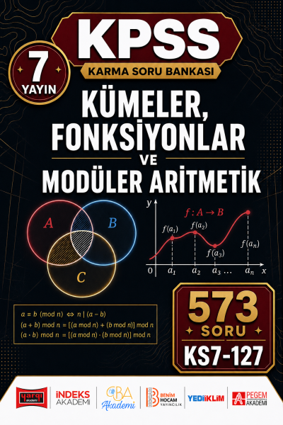Kümeler, Fonksiyonlar ve Modüler Aritmetik 7 Yayın 573 Soru Fotokopinci -