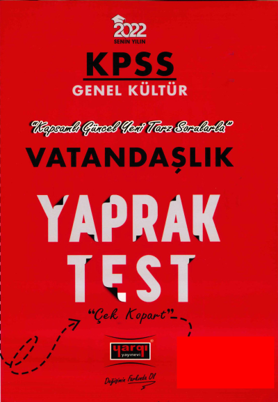 VATANDAŞLIK YAPRAK TEST Fotokopinci -
