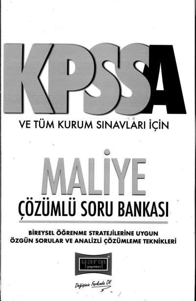 MALİYE ÇÖZÜMLÜ SORU BANKASI Fotokopinci -