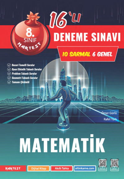 8. Sınıf Matematik Mod 16 Deneme Nartest Yayınları Fotokopinci -