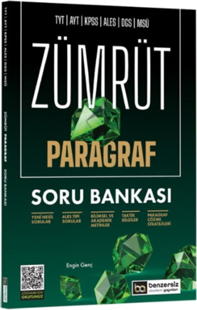 Zümrüt Paragraf Soru Bankası Benzersiz Akademi Yayınları Fotokopinci -