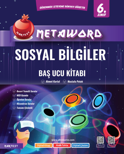 6. Sınıf Metaword Sosyal Bilgiler Nartest Yayınları Fotokopinci -