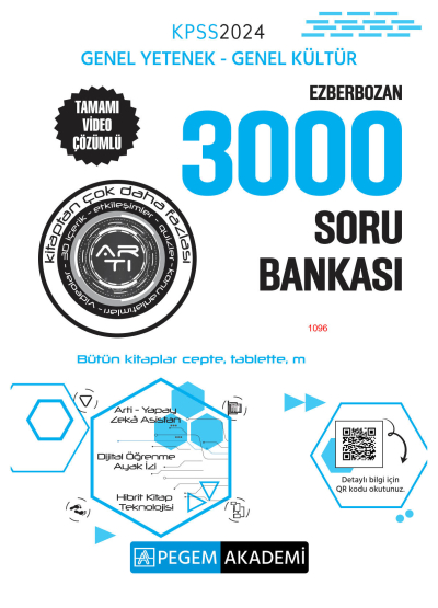 EZBERBOZAN 3000 SORU BANKASI TAMAMI VİDEO ÇÖZÜMLÜ TÜM DERSLER