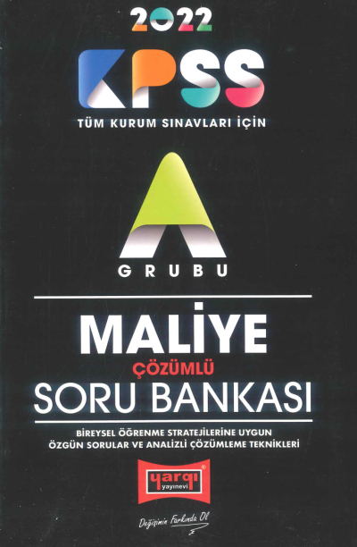 KPSS - A MALİYE ÇÖZÜMLÜ SORU BANKASI 2022 Fotokopinci -