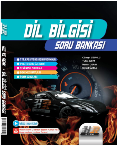 TYT AYT Dil Bilgisi Soru Bankası Hız ve Renk Yayınları Fotokopinci -