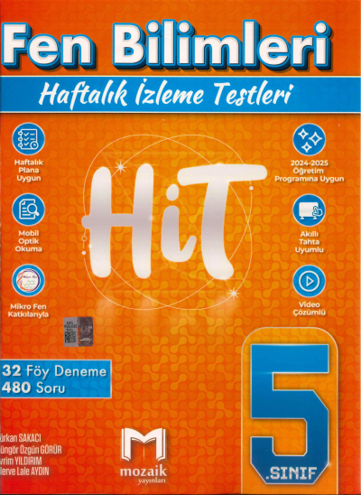 Mozaik 5. Sınıf Fen Bilimleri HİT 32 Deneme Mozaik Yayınları Fotokopinci -