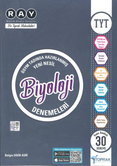 TYT Biyoloji 30 Deneme Kitabı Fotokopinci -