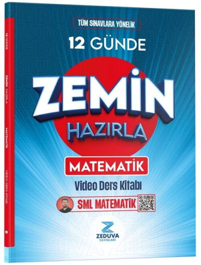 SML Matematik 12 Günde Zemin Hazırla Matematik Video Ders Kitabı Zeduva Yayınları Fotokopinci -