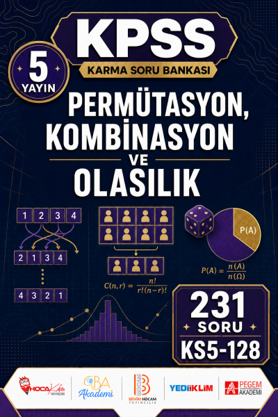 Permütasyon, Kombinasyon ve Olasılık 5 Yayın 231 Soru