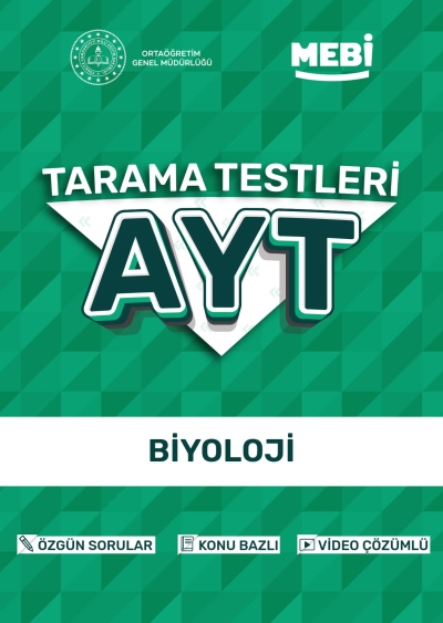 AYT Tarama Testleri Biyoloji MEBİ OGM Fotokopinci -