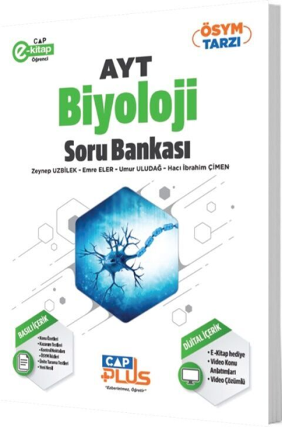 AYT Biyoloji Plus Serisi Soru Bankası Çap Yayınları Fotokopinci -