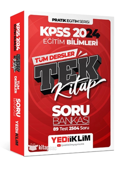 2024 KPSS Eğitim Bilimleri Tüm Dersler Tek Kitap Soru Bankası Fotokopinci -