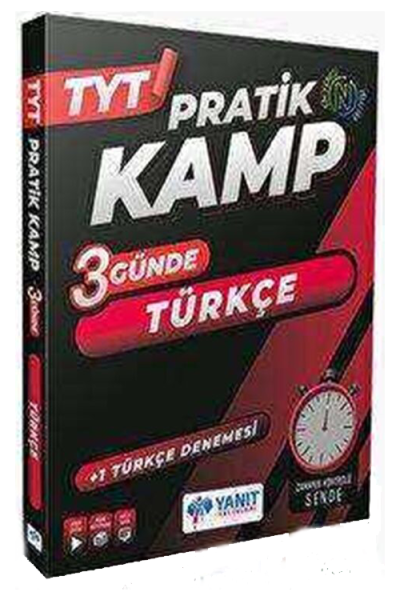 TYT Pratik Kamp 3 Günde Türkçe Yanıt Yayınları Fotokopinci -