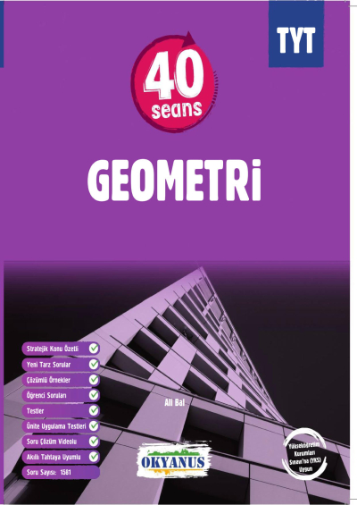 TYT Geometri 40 Seans Konu Anlatım Okyanus Yayınları Fotokopinci -