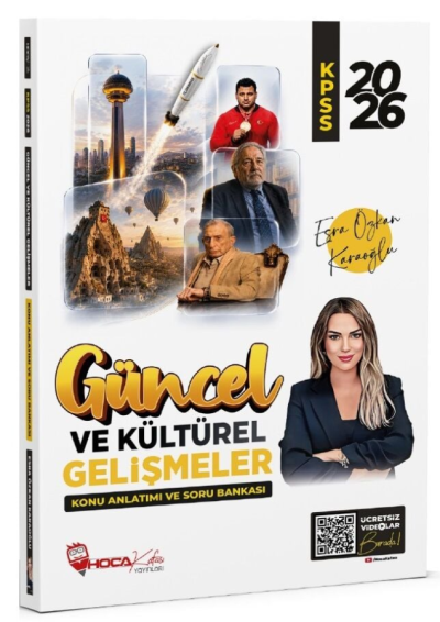 2026 KPSS Güncel ve Kültürel Gelişmeler Konu Anlatımı ve Soru Bankası Hoca Kafası Yayınları Fotokopinci -