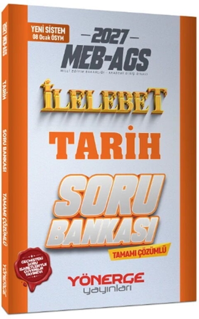 MEB-AGS Tarih İlelebet Soru Bankası Çözümlü Yönerge Yayınları Fotokopinci -