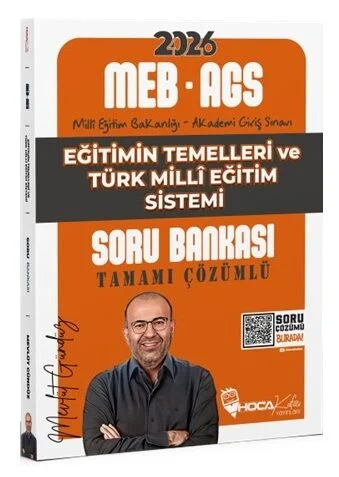 2026 MEB-AGS Eğitimin Temelleri ve Türk Milli Eğitim Sistemi Soru Bankası Çözümlü Hoca Kafası Yayınları Fotokopinci -
