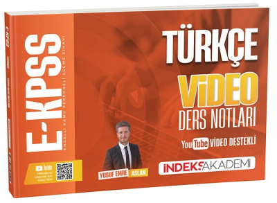 2026 EKPSS Türkçe Video Ders Notları Yusuf Emre Aslan İndeks Akademi Yayıncılık Fotokopinci -