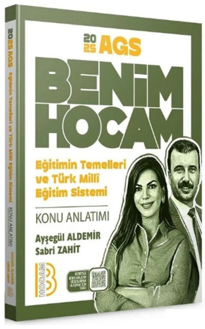 2025 MEB-AGS Eğitimin Temelleri ve Türk Milli Eğitim Sistemi Konu Anlatımı Benim Hocam Yayınları Fotokopinci -