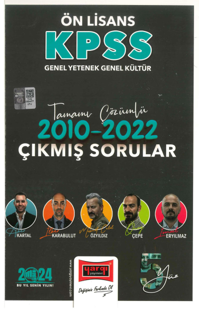 ÖNLİSANS 2010-2022 TAMAMI ÇÖZÜMLÜ ÇIKMIŞ SORULAR Fotokopinci -