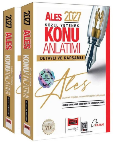 2027 ALES VIP Konu Anlatımlı Modüler Set Yargı Yayınları Fotokopinci -