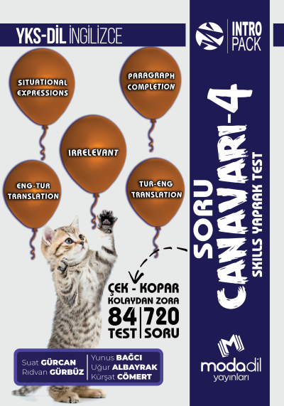 YKS-DİL (YDT) INTRO PACK SORU CANAVARI 4 Fotokopinci -