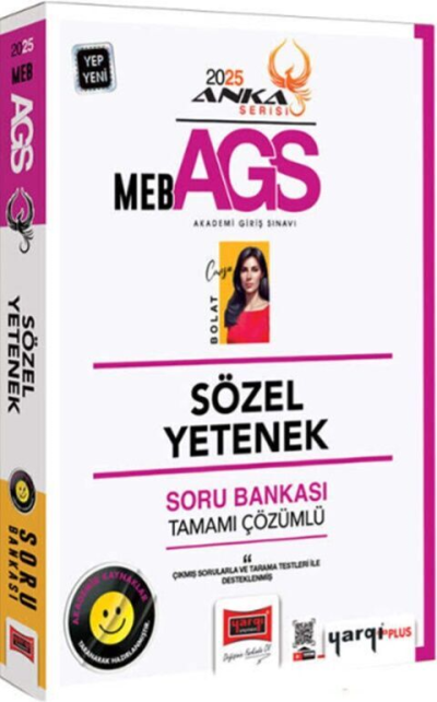 2025 MEB-AGS Anka Serisi Sözel Yetenek Tamamı Çözümlü Soru Bankası Yargı Yayınları Fotokopinci -