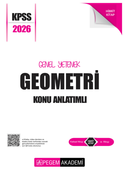 GEOMETRİ 2026 KPSS Genel Yetenek Genel Kültür Lisans Konu Anlatımlı Modüler Set Pegem Yayınları Fotokopinci -